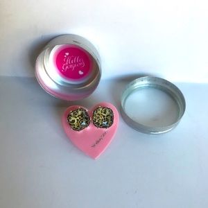 Jo Jo 💕loves you earrings fierce leopard